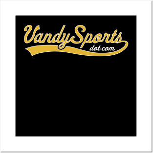 VandySports script logo Posters and Art